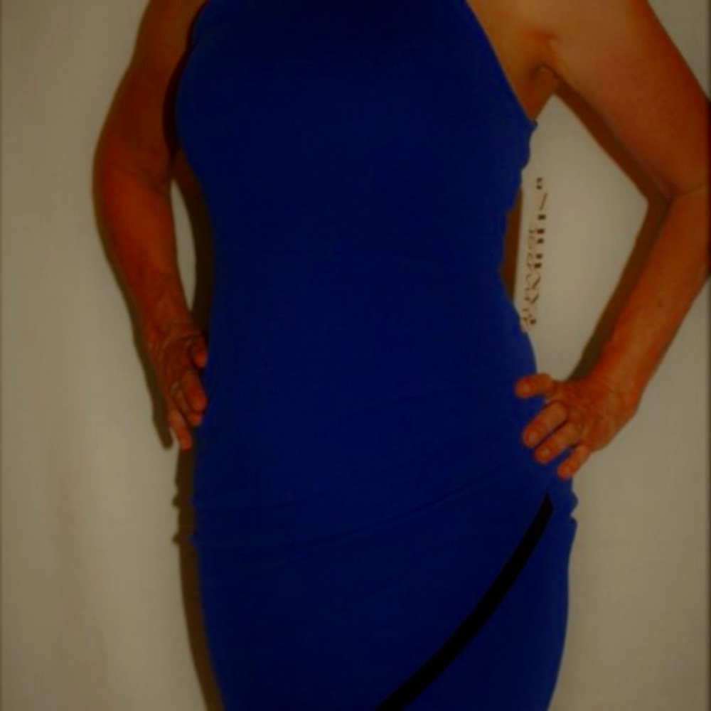 NWT Almost Famous Navy Dress Size S - Picture 3 of 9